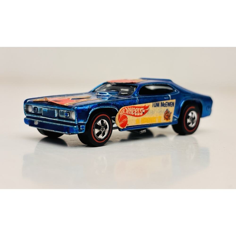 Hot Wheels Redline Mongoose II Funny Car Blue Tom McEwen US